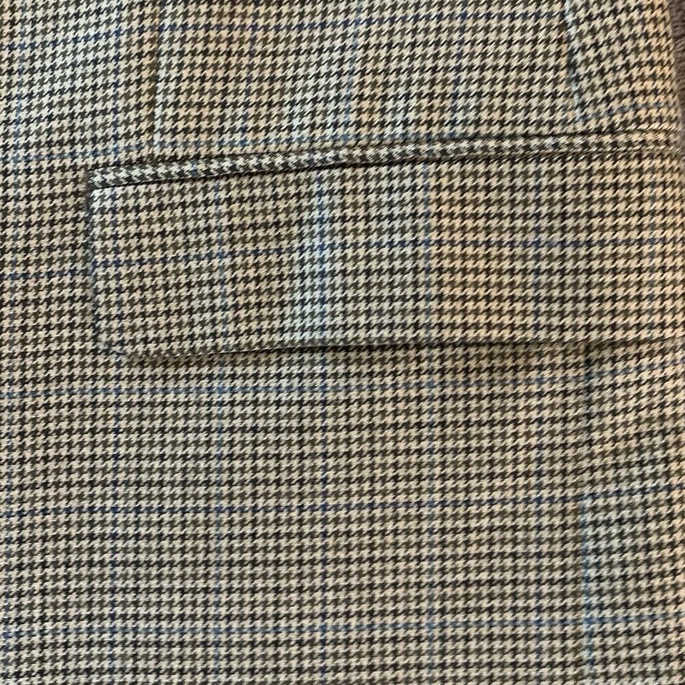 Lauren Ralph Lauren Men's 42R Silk/Wool Houndstooth Blazer Sport Coat Brown - Picture 8 of 16